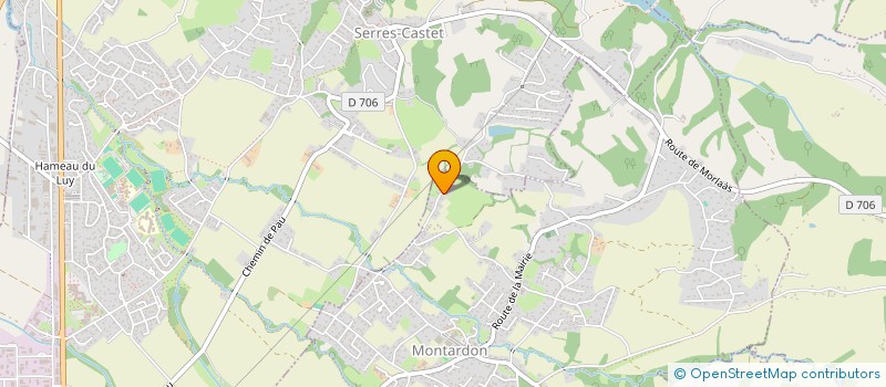 localisation de l'entreprise J2MR  MONTARDON