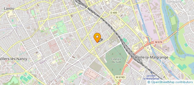 localisation de l'entreprise J2MV  NANCY