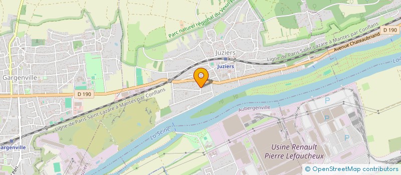 localisation de l'entreprise J2N à JUZIERS