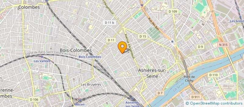 localisation de l'entreprise J2N à ASNIERES-SUR-SEINE