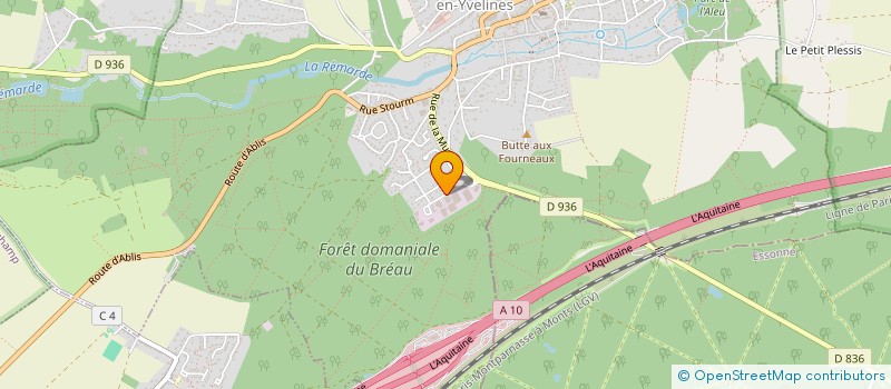 localisation de l'entreprise J2N à SAINT-ARNOULT-EN-YVELINES