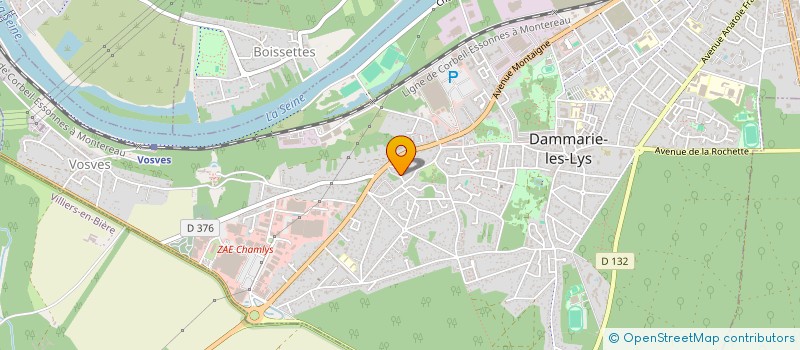 localisation de l'entreprise J2N EXPERTISE COMPTABLE ET CONSEILS à DAMMARIE-LES-LYS