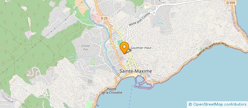 localisation de l'entreprise J2O à SAINTE-MAXIME