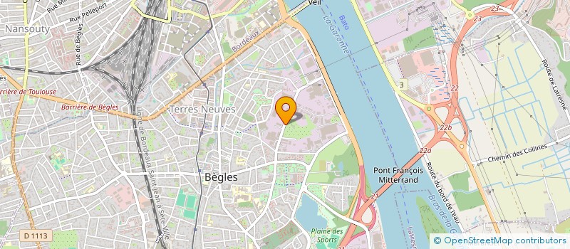 localisation de l'entreprise J2P  BEGLES