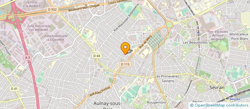 localisation de l'entreprise J2P.POUGEOIS à AULNAY-SOUS-BOIS