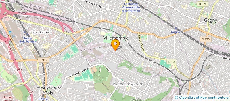 localisation de l'entreprise J2R IMMO  VILLEMOMBLE