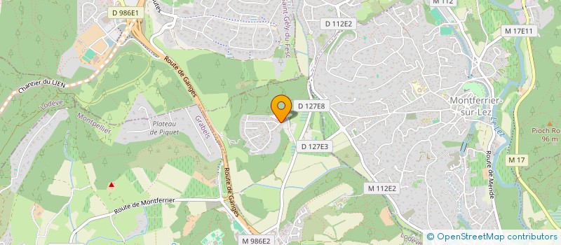 localisation de l'entreprise J2RC  SAINT-CLEMENT-DE-RIVIERE