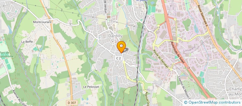 localisation de l'entreprise J2S  DARDILLY