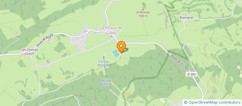 localisation de l'entreprise J2S AGRI  LA CHAUX