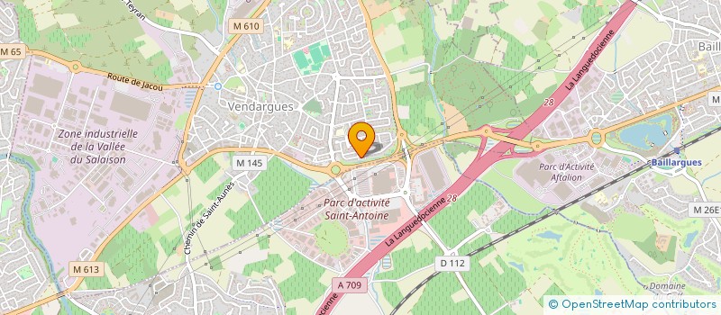 localisation de l'entreprise J2S FORMATION à VENDARGUES