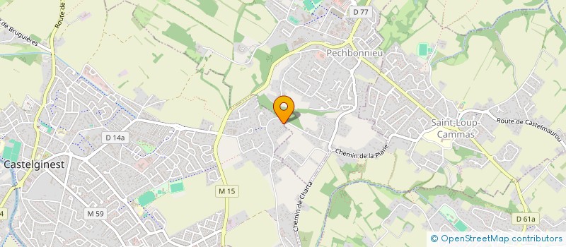 localisation de l'entreprise J2S2L  CASTELGINEST