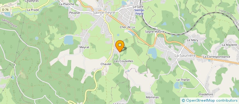localisation de l'entreprise J2SN IMMO à SAINTE-FEYRE