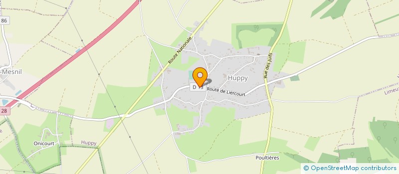 localisation de l'entreprise J2T SERVICES  HUPPY