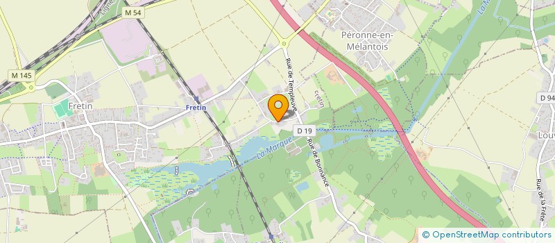 localisation de l'entreprise J2V à FRETIN