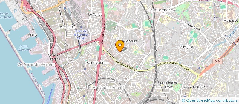 localisation de l'entreprise J3 à MARSEILLE