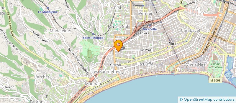 localisation de l'entreprise J3 FEELING CONCEPT à NICE