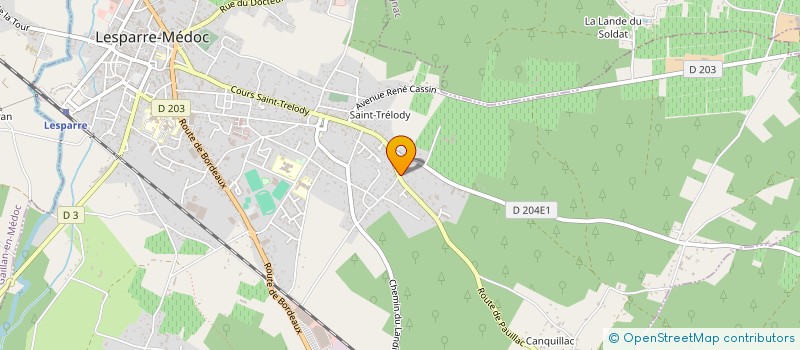 localisation de l'entreprise J3A  LESPARRE-MEDOC