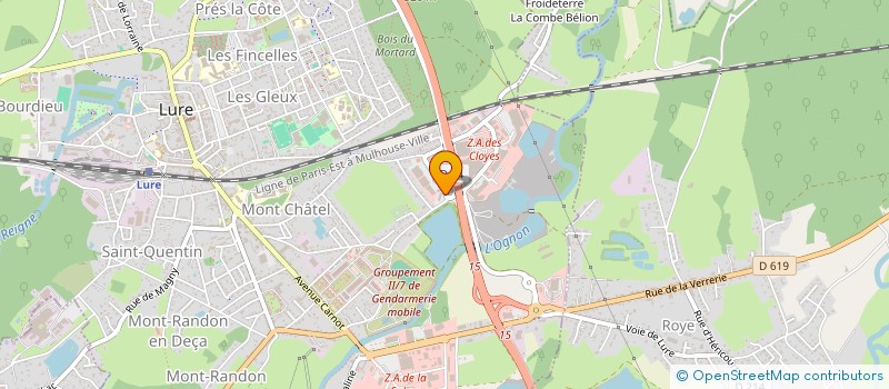 localisation de l'entreprise J3A DEPANNAGE à LURE