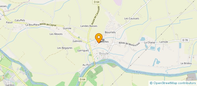 localisation de l'entreprise J3AE  BIOULE