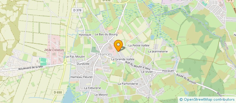 localisation de l'entreprise J3C à CREANCES