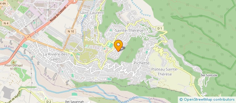 localisation de l'entreprise J3C IMMO à LA POSSESSION