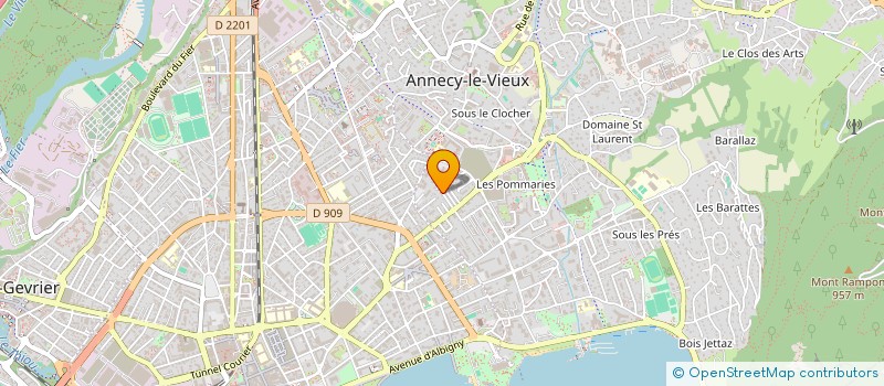 localisation de l'entreprise J3C IMMOBILIER à ANNECY