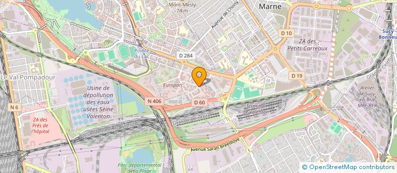 localisation de l'entreprise J3C INFO à CRETEIL