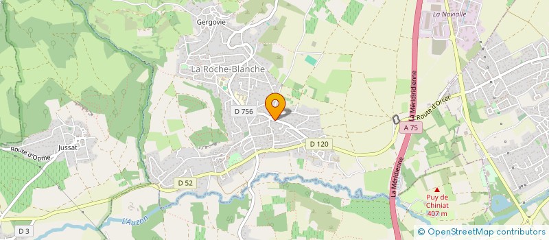 localisation de l'entreprise J3CI  LA ROCHE-BLANCHE