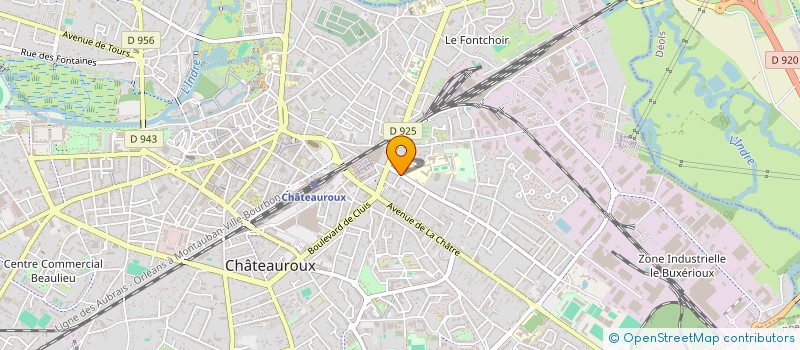 localisation de l'entreprise J3CIMMO à CHATEAUROUX