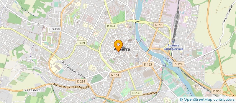 localisation de l'entreprise J3G PATRIMOINE à AUXERRE