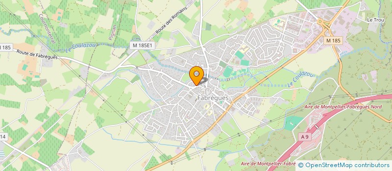 localisation de l'entreprise J3L  FABREGUES