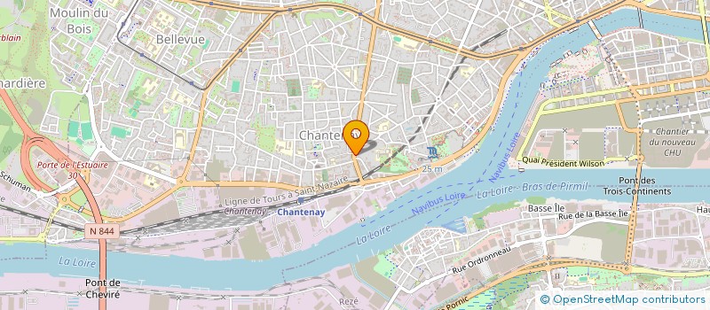 localisation de l'entreprise J3L à NANTES