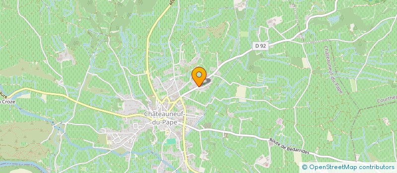 localisation de l'entreprise J3M  CHATEAUNEUF-DU-PAPE