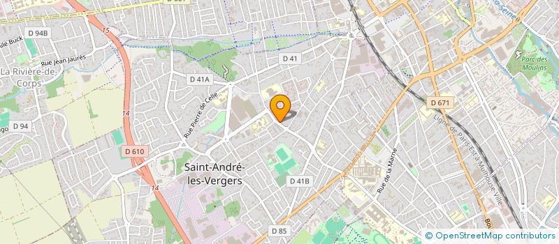 localisation de l'entreprise J3M  SAINT-ANDRE-LES-VERGERS