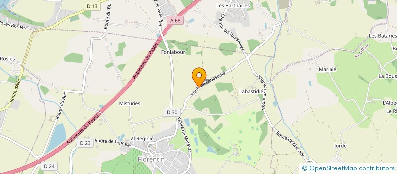 localisation de l'entreprise J3M  FLORENTIN