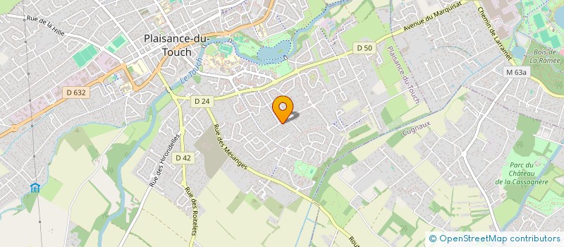 localisation de l'entreprise J3M  PLAISANCE-DU-TOUCH