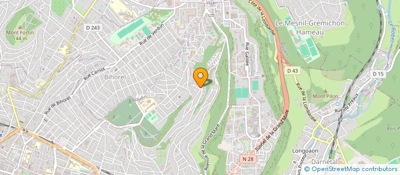 localisation de l'entreprise J3M à ROUEN