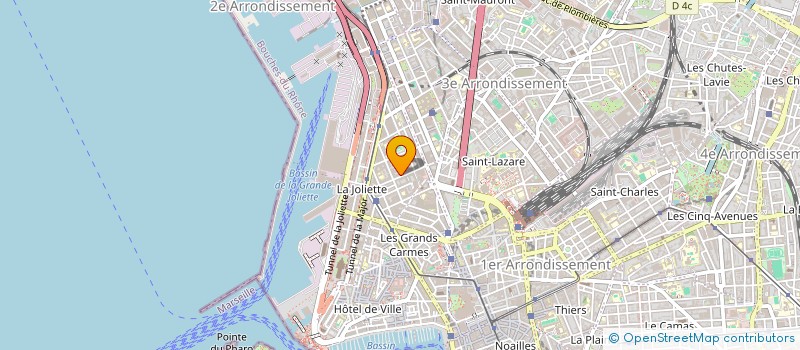 localisation de l'entreprise J3M PARTNERS à MARSEILLE