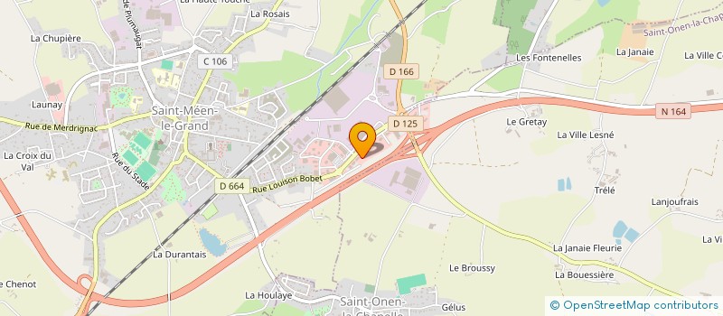 localisation de l'entreprise J3M2-STM à SAINT-MEEN-LE-GRAND
