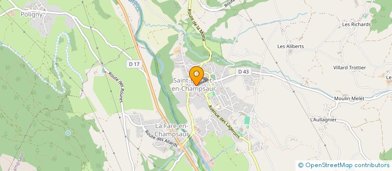 localisation de l'entreprise J3M21 à SAINT-BONNET-EN-CHAMPSAUR
