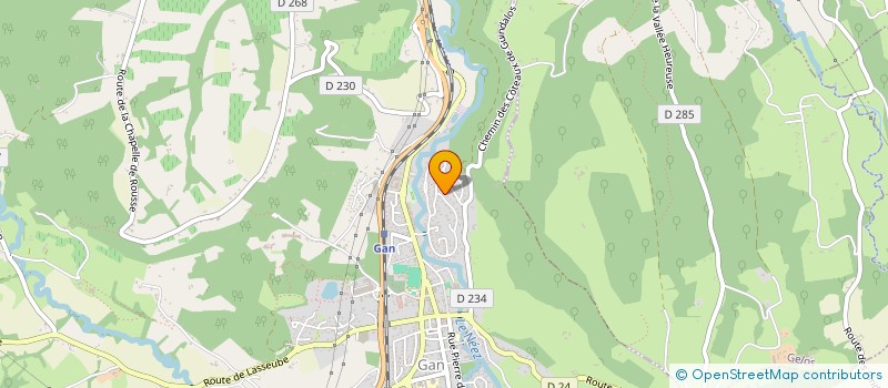 localisation de l'entreprise J3MF  GAN