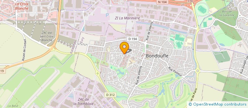 localisation de l'entreprise J3MS CONSEILS à BONDOUFLE