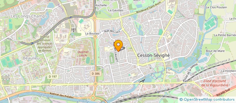 localisation de l'entreprise J3P AUDIT ET CONSEIL  CESSON-SEVIGNE