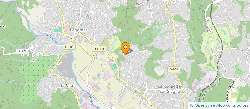 localisation de l'entreprise J3R à LA ROQUETTE-SUR-SIAGNE