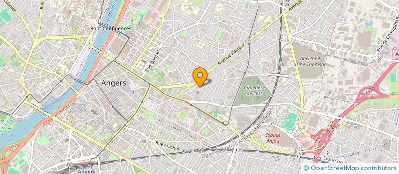 localisation de l'entreprise J3R PARTNERS à ANGERS
