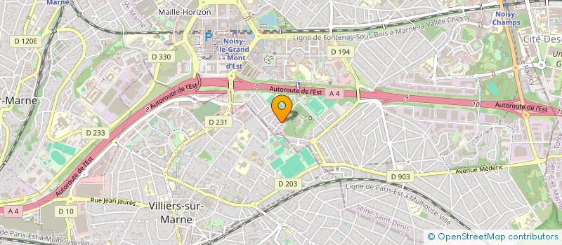 localisation de l'entreprise J3V CONSULTING  NOISY-LE-GRAND