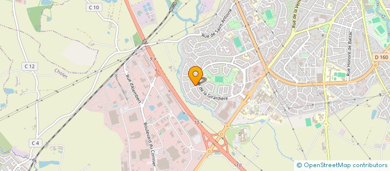 localisation de l'entreprise J4 INVEST à CHOLET