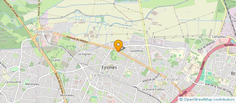 localisation de l'entreprise J4C à EYSINES