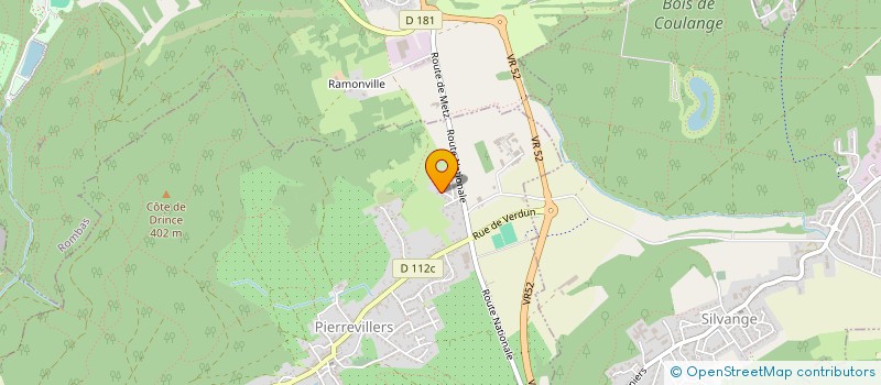 localisation de l'entreprise J4M  PIERREVILLERS