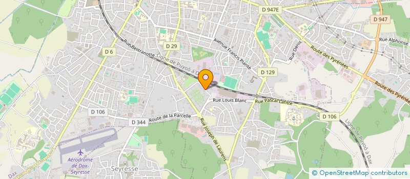 localisation de l'entreprise J4ZZARY à DAX